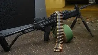 Firing the IMI Negev Machine Gun