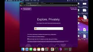 Tor Browser in macOS - 2021