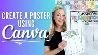 How to Print a Poster On Multiple Pages Using Canva