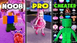 НУБ против ПРО против ЧИТЕРА в роял хай! Надела все 19 ХАЛО! Royale🌼High!