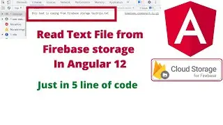 how to read text file from firebase storage in angular 12