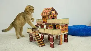 Matches House DIY crafts
