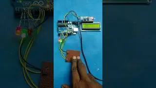 Arduino,lcd, LED and push button switch 