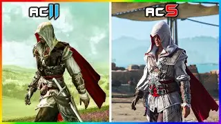 Evolution of Ezio's Outfits in Assassin's Creed Games (2009-2025)