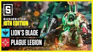 NEW Dark Angels vs Nurgle Daemons | Warhammer 40k Battle Report