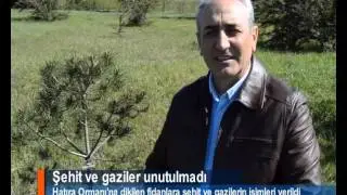 ŞEHİTLER VE GAZİ İSİMLERİ HATIRA ORMANINDA YAŞATILACAK