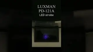 WORLD BEST Luxman PD-121A turntable LED BlackLight strobe