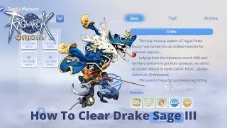Ragnarok Origin ROO How To Clear Sage III Drake dungeon