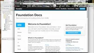 Zurb Foundations basics part 1