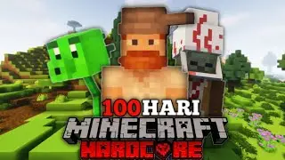 100 Hari Minecraft tapi Plants vs zombie