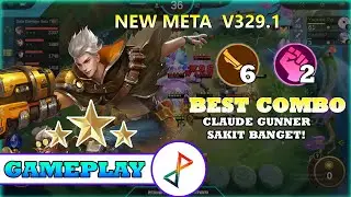 META CLAUDE  WRESTLER GUNNER  SAKIT BANGET ! BEST COMBO MAGIC CHESS TERBARU 2023