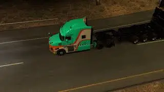 American Truck Simulator - Santa Cruz to Santa Maria - New Mack Anthem - Special Cargo - #TestingRTX