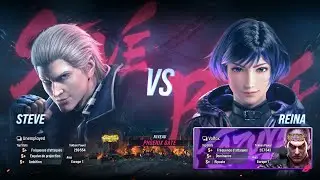 Valfox (Reina) Vs Unemployed (Steve) - Quick match #tekken8 #tekkengod