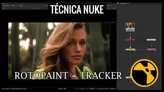 NUKE||Rotopaint + Tracker