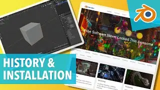#1 - BLENDER HISTORY AND INSTALLATION - Blender 2.8 tutorial