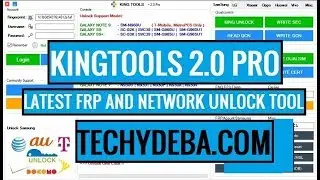 KINGTOOL 2.0 Pro For Oppo, Samsung, Xiaomi Latest FRP Tool Free