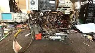 Servicing a 1957 General Electric model 14s208 b&w, vacuum tube television. P3/? - Power supply pt1
