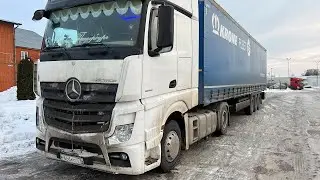 Едем домой ))) Сложности с соляркой )))😀