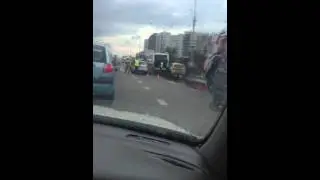 ДТП Омск: метромост, 11.08.2015