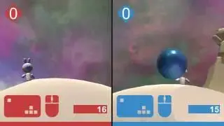 Bunnihilation: Planetary Split-Screen Shooter (Multi-Input example)