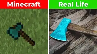 Realistic minecraft | minecraft vs real life Pt1