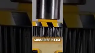 Crushing nails and ball | Satisfying Hydraulic Press Machine | ASMR |#hydraulicpress #satisfyingvid