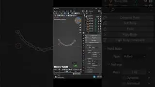 Blender Quick tips, Chain link in blender #blender #chainlink