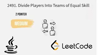 2491. Divide Players Into Teams of Equal Skill #leetcode #twopointers  #dsa #dsalgo  #coding #array