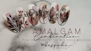 TUTORIAL I  #1 Fine line flower nail art
