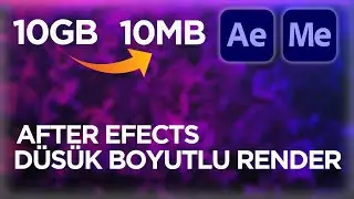 DÜŞÜK BOYUTLU RENDER ALMAK ! - AFTER EFFECTS