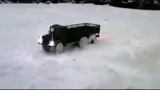 RC Tatra 130  в снегу впервые
