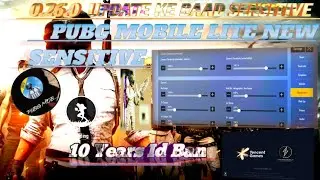 Pubg Mobole Lite New Sensitive Video // Pubg Mobile Lite 0 Recoil  Video #viral #pubgmobilelite #yt