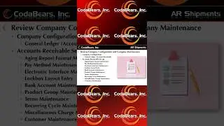 Review Company Configuration - AR Shipping Invoices