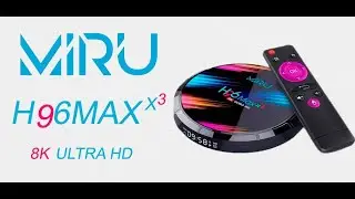 Обзор на смарт-приставку MIRU H96MAX X3. Пример работы, распаковка товара и комплектация!