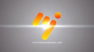 After Effects Templae Particle logo reveal
