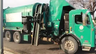 L.A. Diesel Amrep Elliptical Slamming Wet Garbage on a Foggy Morning