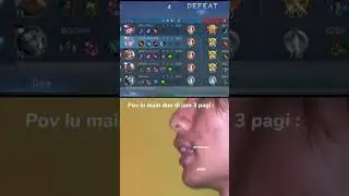 Efek mabar duo jam 3 pagi #mobilelegends #miya #trending