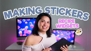 HOW TO MAKE RECIPE WIDGETS IN PROCREATE | Making Stickers Series - Freebie