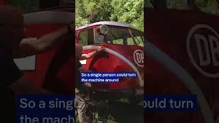 VW Bulli bus on rails? #vwbus #weirdcars #volkswagen