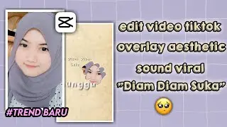 Tutorial edit video overlay aesthetic lagu diam diam suka di apk capcut🍃
