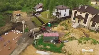 Строительство подпорных бетонных стен, д. Скотное
