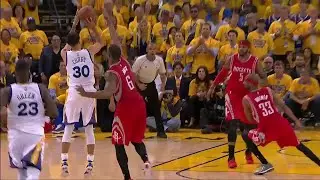Stephen Curry still hits 3-pointer | Rockets vs Warriors | May 19, 2015 | 2015 NBA Playoffs