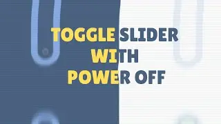 Speed Code | POWER OFF SLIDER HTML | CSS | JavaScript