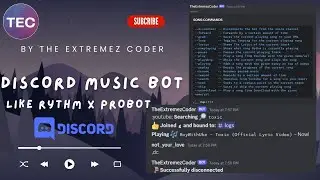DISCORD MUSIC BOT LIKE RYTHM x PROBOT | WITHOUT CODING | 