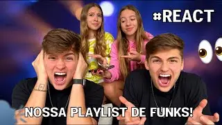 IRMÃOS SCRIBELS REAGINDO A NOSSA PLAYLIST DE FUNK!