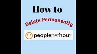 How to delete People Per Hour Account Permanently.