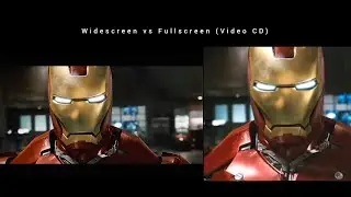 Iron Man (2008) Widescreen vs Fullscreen (VCD) aspect ratio comparison 5