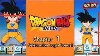 NEW DRAGON BALL DAIMA SPECIAL GOKU (MINI) LOGIN BONUS & GAMEPLAY 🔥!! [Dragon Ball Legends]