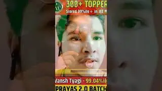 Story of a DROPPER 🔥| Scored 99 Percentile in JEE Mains 2022 | IIT Motivation 