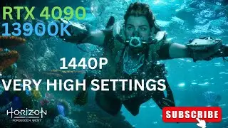 Horizon Forbidden West  | 13900K & RTX 4090 | 1440P - Very High Settings |